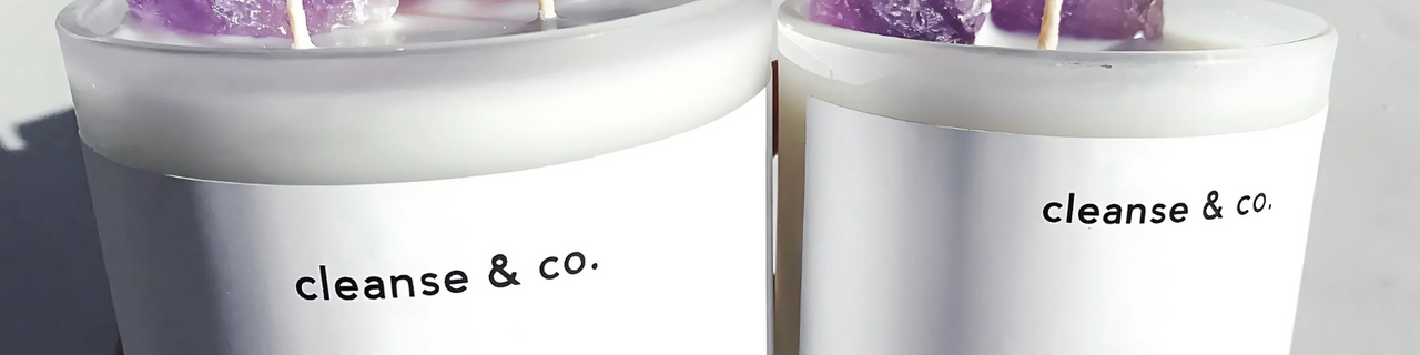 Cleanse & Co | Crystal Candles Elevate Your Space with